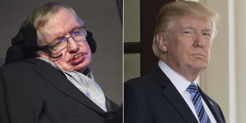 Stephen Hawking critica a Donald Trump por negar el cambio climático