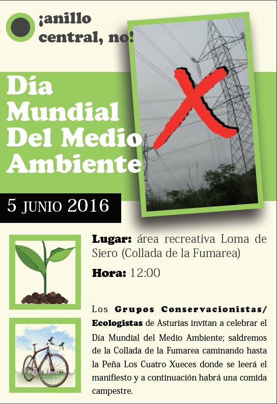 Asturias.  El Domingo 5 de Junio Dia Internacional del Medio Ambiente