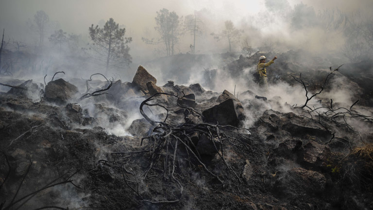 Probable afectación de acuíferos por el incendio en Barranco del Sol (Málaga)