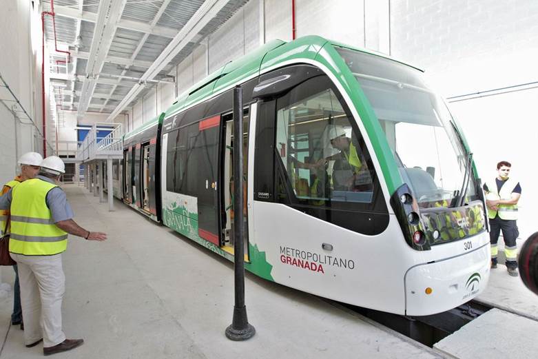 El metro de Granada evitará miles de toneladas de CO2 cada año