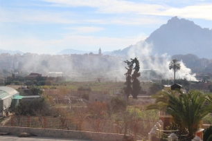 Nuevas quemas agrícolas en Cieza hacen reaparecer contaminación