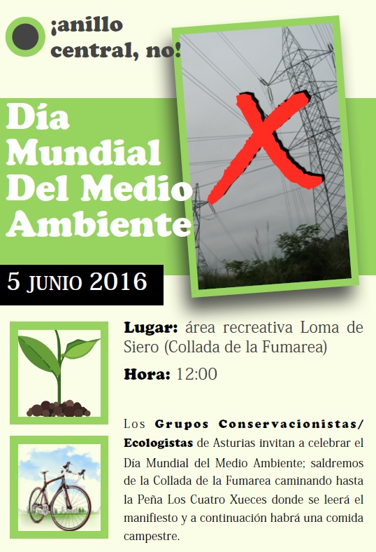 Asturias. El Domingo 5 de Junio Dia Internacional del Medio Ambiente