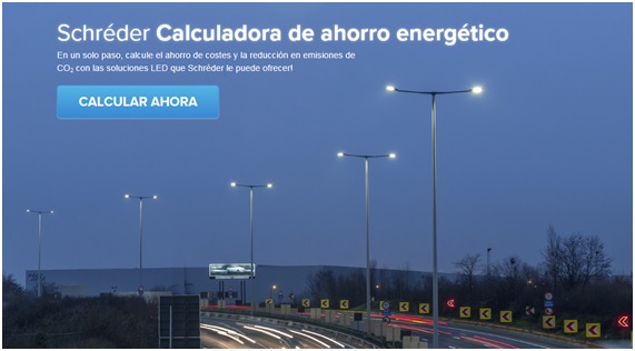 Usa la calculadora de ahorro energético de Schréder