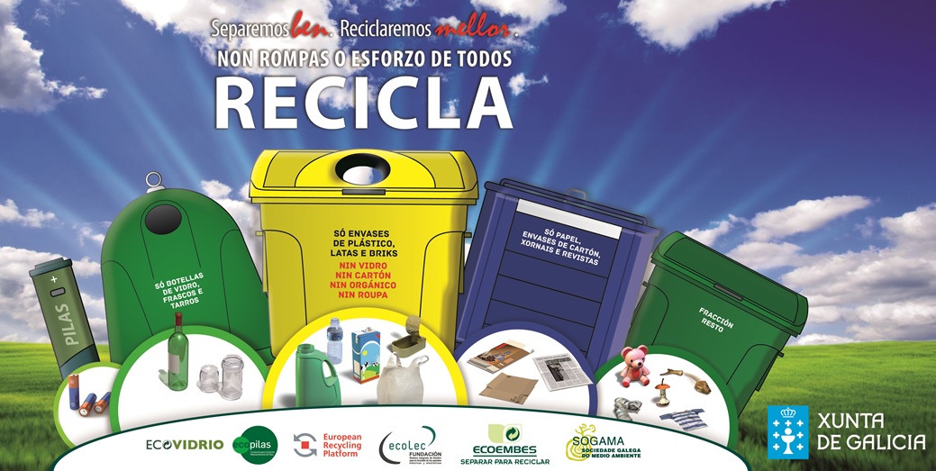 La campaña gallega del reciclaje ha atendiendo directamente a más de 110.000 personas