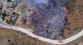 Extinguido el incendio forestal declarado en un paraje de Casares
