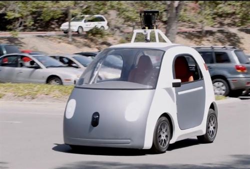 Google presenta su coche autónomo ‘eléctrico’ y sin volante ni pedales