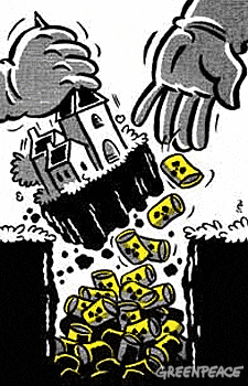 Greenpeace recuerda que 8.099 municipios no han solicitado el cementerio nuclear