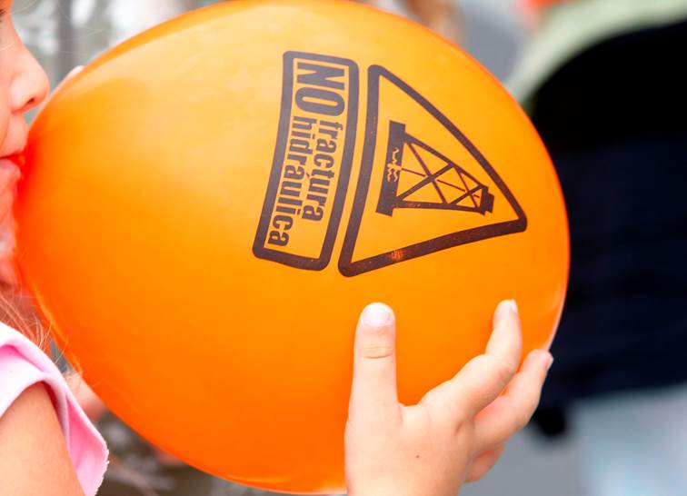 Acción contra el fracking en la @cop21