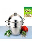 Horno vapor vitaliseur de marion con asas en baquelita. -20 cm