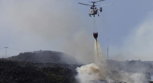 El fuego forestal de La Alcaidesa