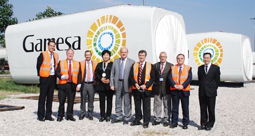 Unda visita Gamesa
