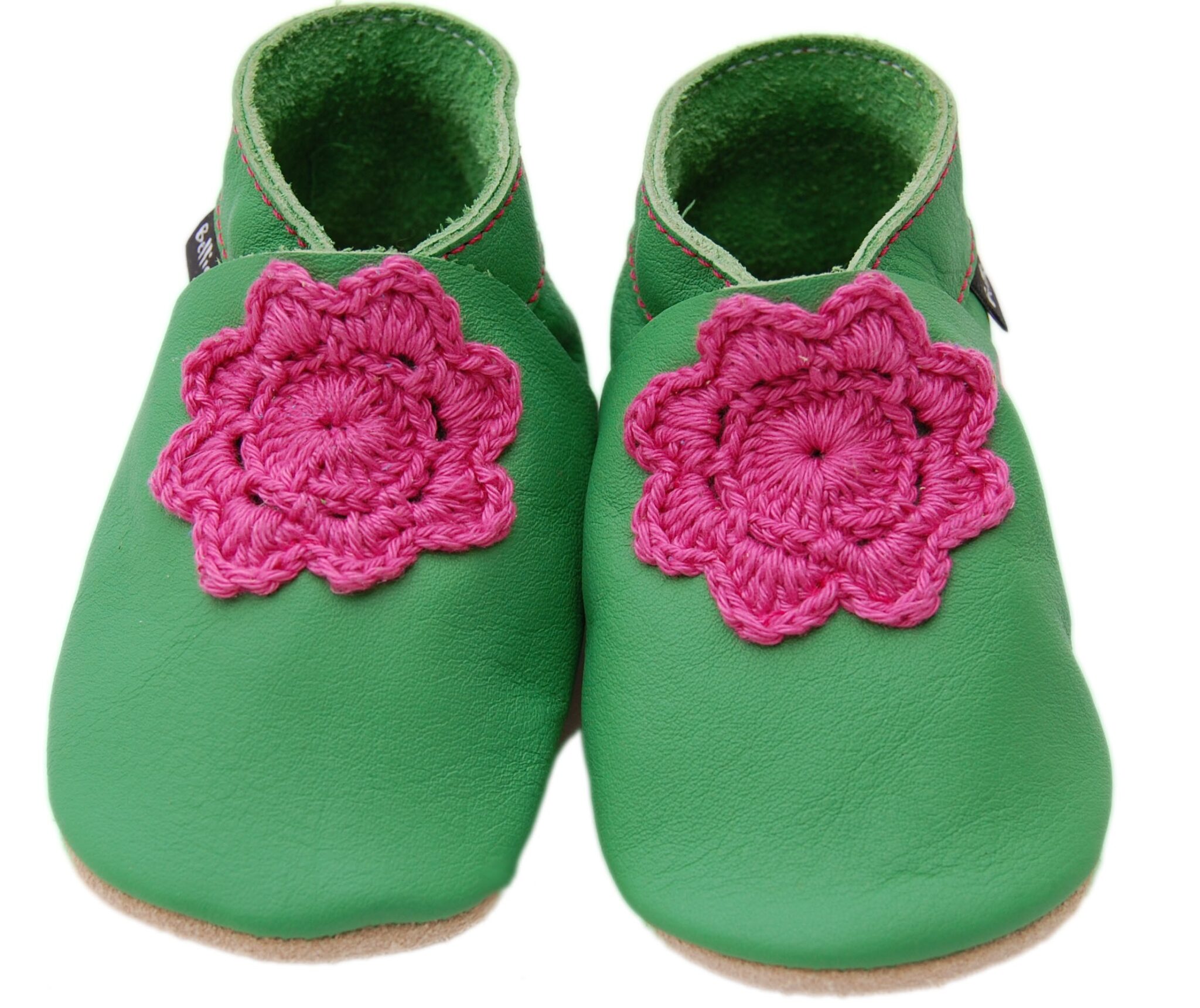 Zapato flexible y ecológico ERICA GREEN &amp; PINK de BELLIO