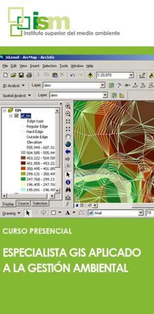 Curso presencial especialista gis aplicado a la gestión ambiental