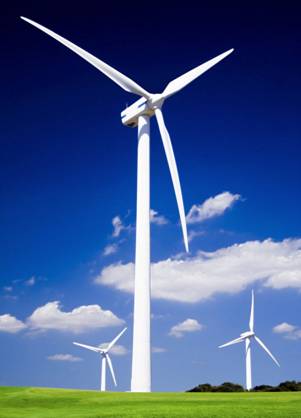 La energía eólica además ahorra agua