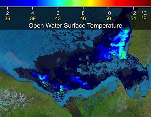 Los ríos trasladan al norte el calor de sus cuencas y juegan un papel decisivo en el deshielo marino del Ártico