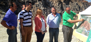 Andalucía anuncia el inicio de los trabajos de restauración ambiental de la zona afectada por el incendio de Cómpeta