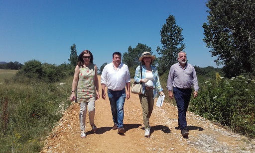 Buen ritmo en las obras de construcción del ‘Camino Natural Santander-Mediterráneo’