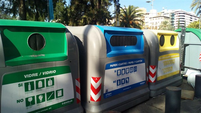La recogida selectiva aumenta en Palma de Mallorca