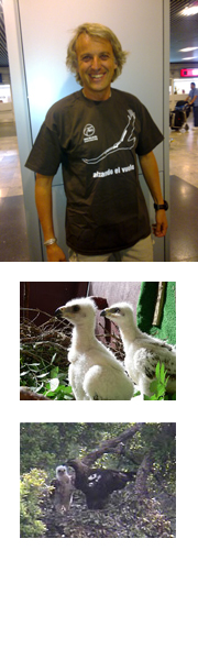 Jesús Calleja apoya a SEO/BirdLife y apadrina tres pollos de águila imperial ibérica nacidos en el Parque Nacional de Cabañeros