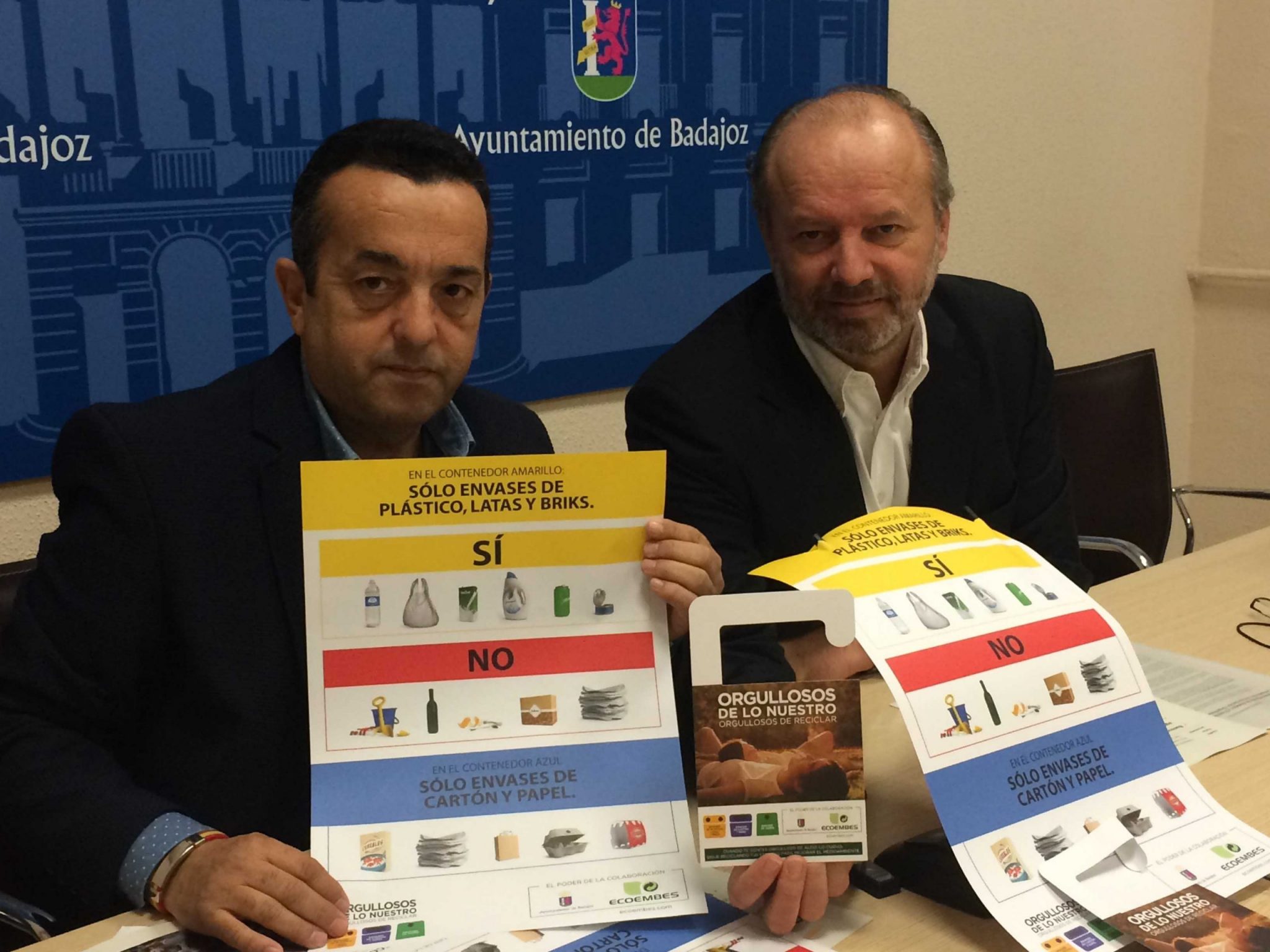 El Ayuntamiento de Badajoz y Ecoembes lanzan la campaña de concienciación ‘Orgullosos de reciclar’