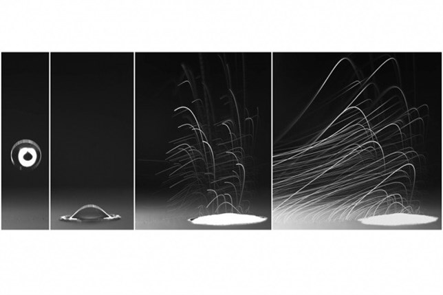 La lluvia ligera es capaz de extender las bacterias por el aire