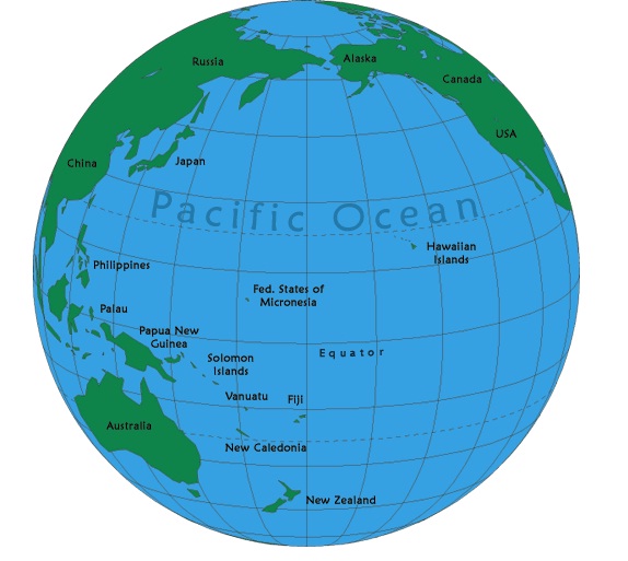 La profundidad del océano Pacífico día a día más caliente