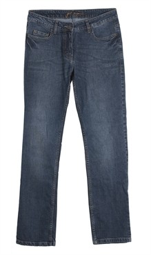 Pantalones tejanos mujer en algodón orgánico Living Crafts indigo