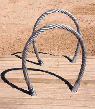 Las playas desde Montgat a Castelldefels tendrán 320 plazas para aparcar bicicletas en la arena