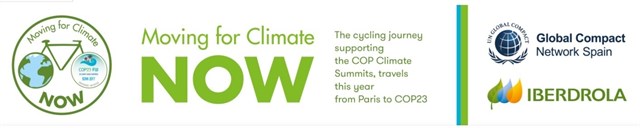 La marcha ciclista Moving for Climate NOW inicia hoy su ruta en París con destino a la COP23 de Bonn (Alemania)