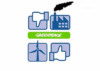 Greenpeace quiere que Facebook utilice energías verdes