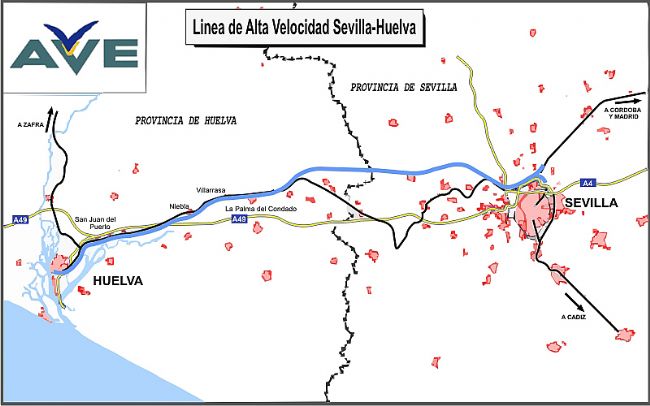 WWF no ve clara la línea de AVE Sevilla-Huelva