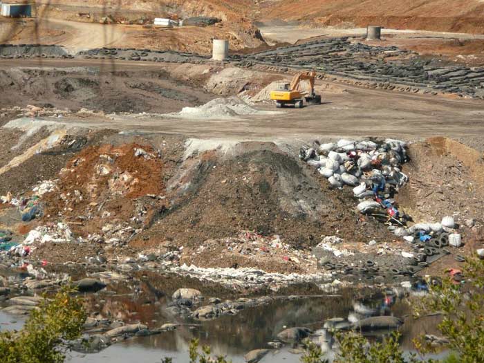 Ecologistas organizan una jornada para analizar la situación del vertedero de Nerva