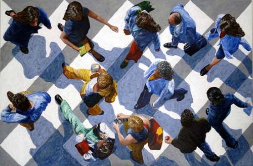 El coche margina a los ciudadanos a las aceras