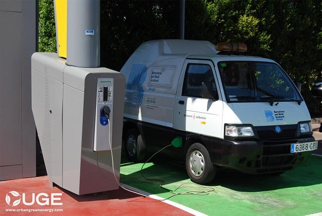 Primera estación eólica de recarga de coches eléctricos
