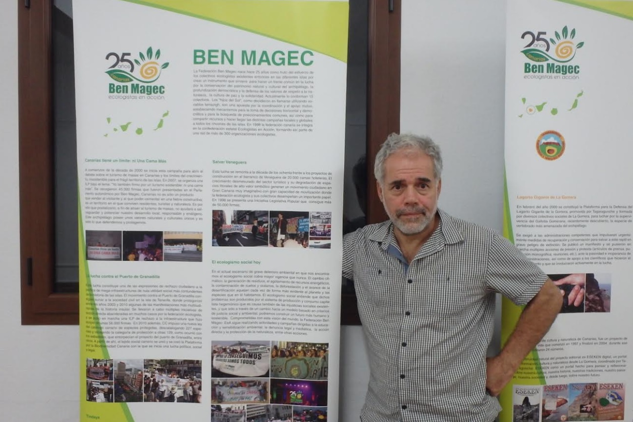 Ben Magec mostrará en Arucas su trabajo de compromiso con la naturaleza de las islas durante los últimos 25 años