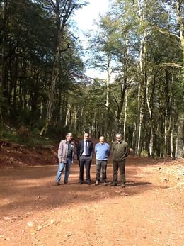 Navarra. Reformada la pista forestal de acceso al monte Bidausi