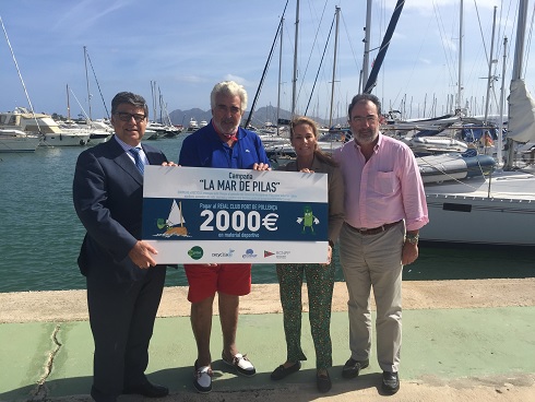 Una tonelada de pilas recogidas en clubs náuticos y escuelas de vela este verano