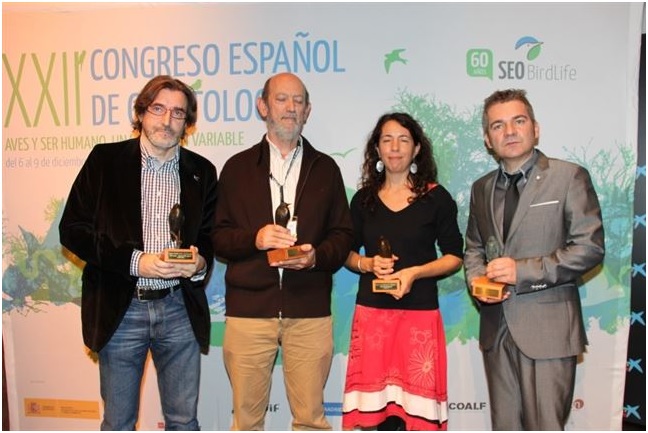 SEO/BIRDLIFE otorga a Martina Carrete el premio Francisco Bernis en la categoría de Investigación