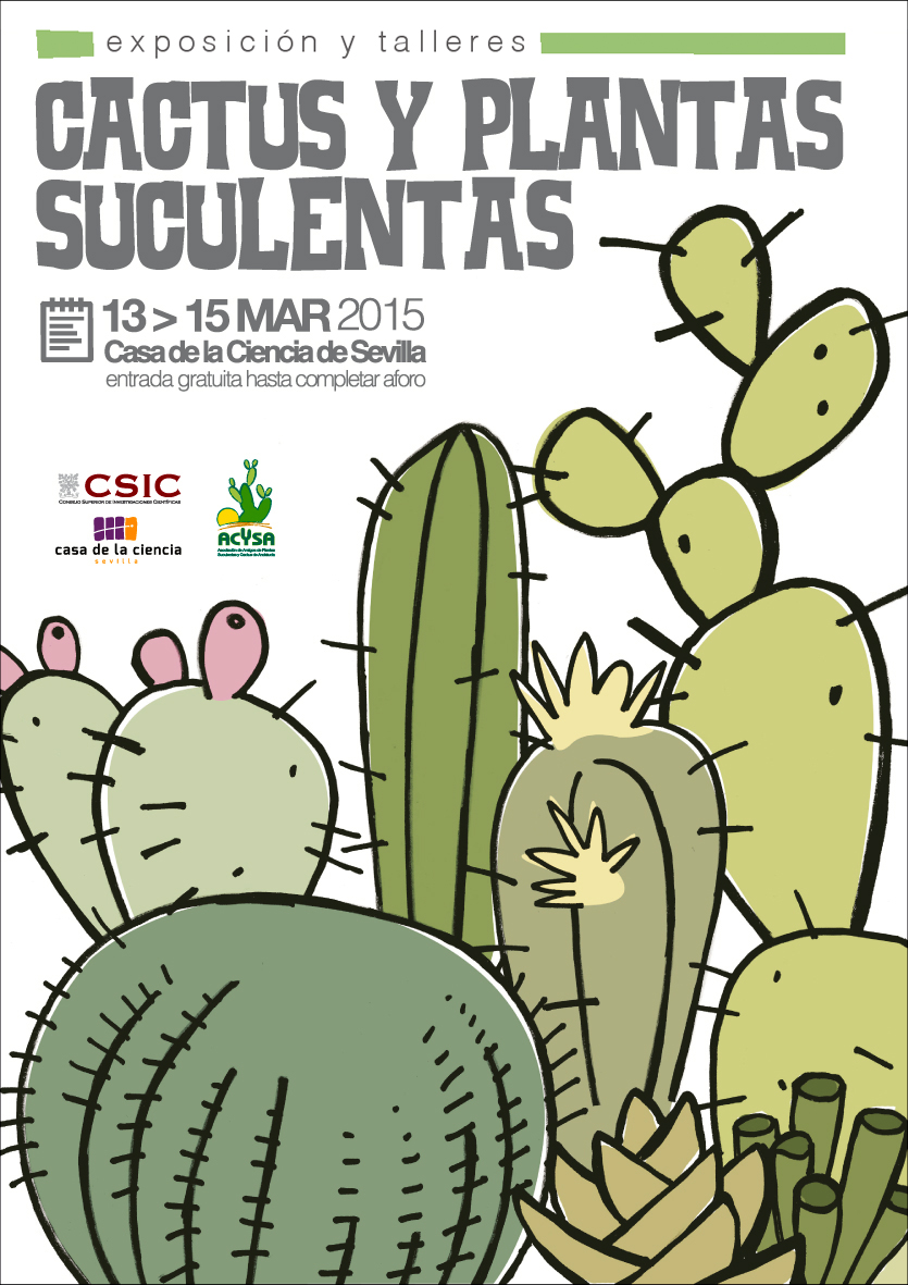 Cactus y plantas suculentas llenan el Museo Casa de la Ciencia de Sevilla a través de una exposición y talleres