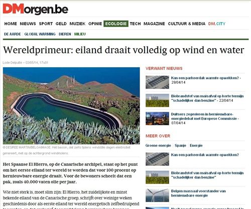 La Central Hidroeólica de El Hierro ‘referente’ internacional