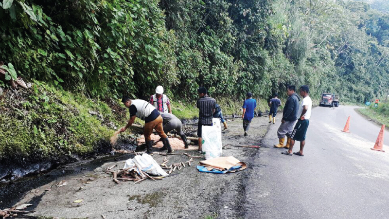Ecuador: MAE actúa de forma inmediata ante derrame de hidrocarburo en Napo