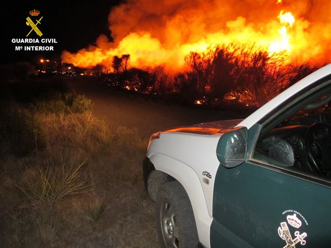 Detenido el presunto autor del fuego de Villalcampo (Zamora)
