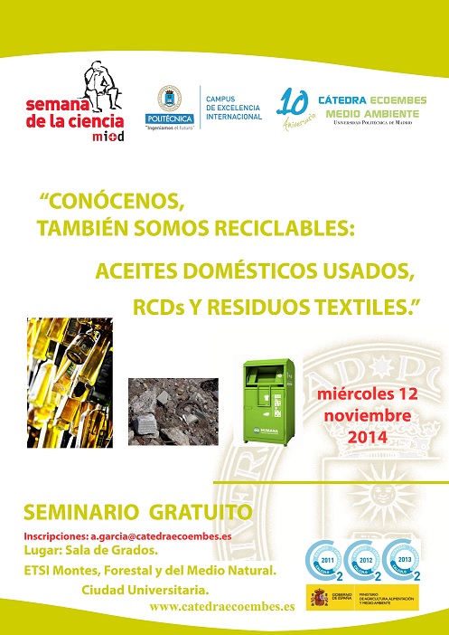 Seminario gratuito de la Cátedra Ecoembes