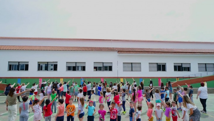 Paneles solares en el cole