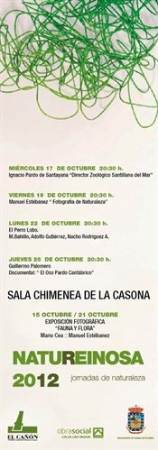 Cantabria. Una muestra fotográfica de flora y fauna abre este lunes las Jornadas de Natureinosa 2012