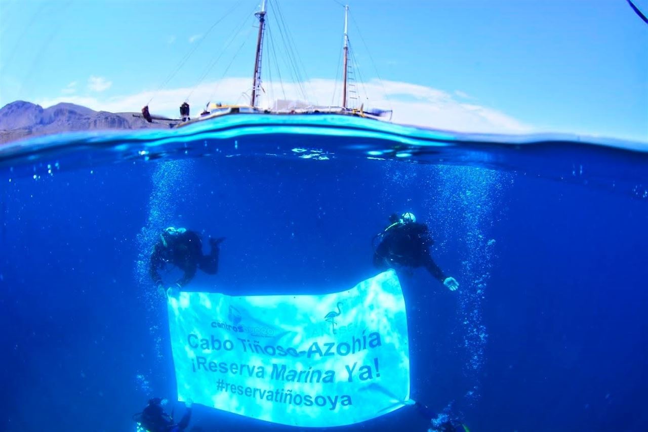 Exigen la declaración de la reserva de Cabo Tiñoso-La Azohía