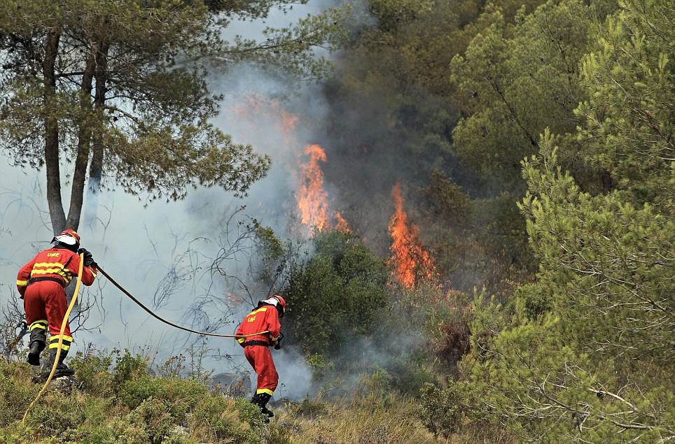 UE ayudará para paliar los daños del fuego en Valencia
