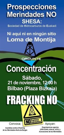 Movilizaciones contra el fracking en Euskadi