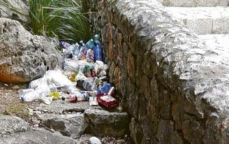 El Consorcio Serra Tramuntana pide una solución al conflicto de la acumulación de basura en Sa Calobra