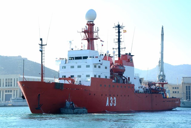 El BIO Hespérides parte a la XXX Campana Antártica